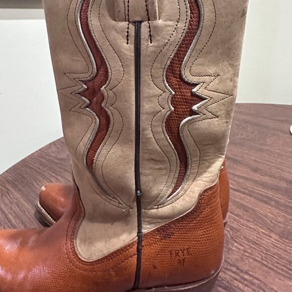 Vintage Frye Cowboy Boots Women's size 6.5B - Picture 10 of 13